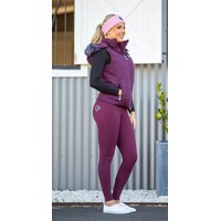 BARE No Grip Winter ThermoFit Performance Tights - RUBY