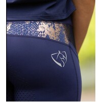 BARE Performance Tights - Navy Rose Gold