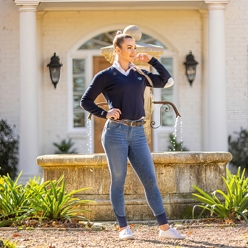 BARE Signature Knitted Sweater - Navy