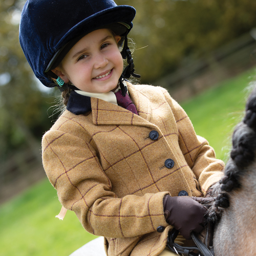 Equetech Junior Wheatley Deluxe Tweed Riding Jacket